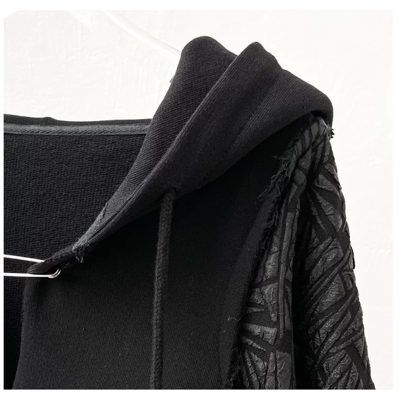 Patch work oversized womens hoodie - Picture 10 of 10